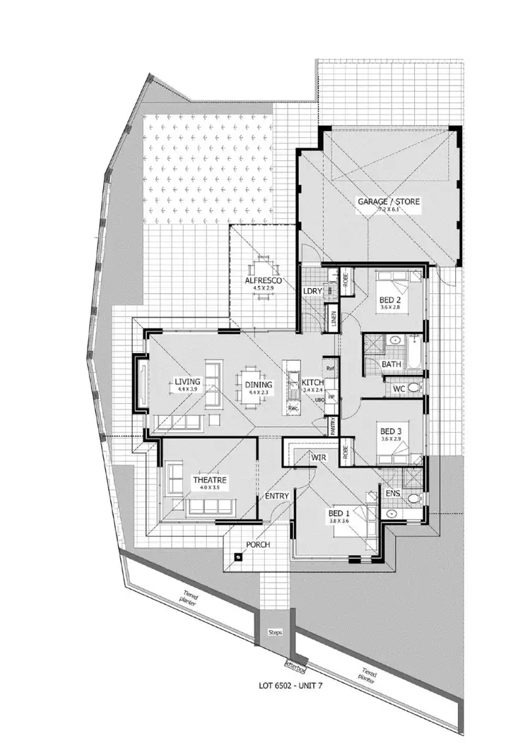 Floorplan of Homely house listing, 130 Elmridge Parkway, Ellenbrook WA 6069