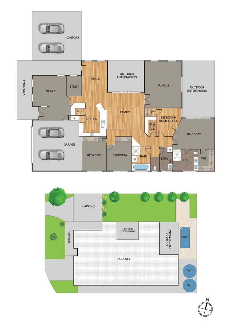 Floorplan of Homely house listing, 7 Yarra Gum Place, Mount Clear VIC 3350