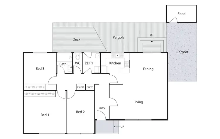 Floorplan of Homely house listing, 49 Eugenia Street, Rivett ACT 2611