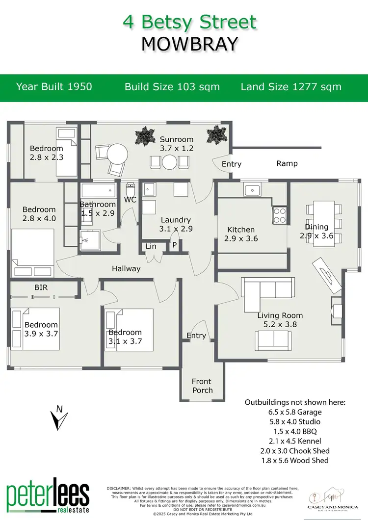Floorplan of Homely house listing, 4 Betsy Street, Mowbray TAS 7248
