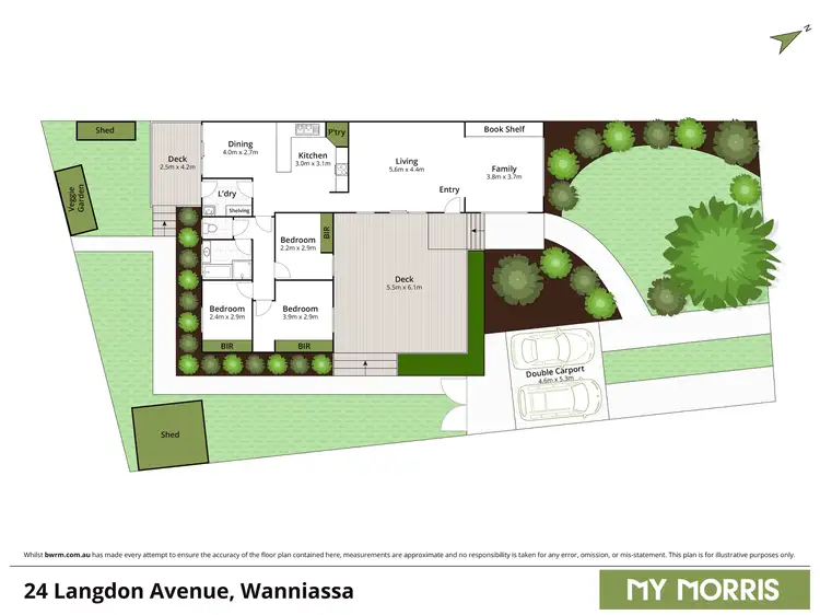Floorplan of Homely house listing, 24 Langdon Avenue, Wanniassa ACT 2903