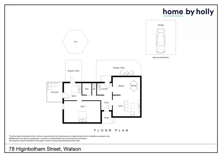 Floorplan of Homely house listing, 78 Higinbotham Street, Watson ACT 2602
