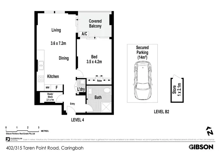 Floorplan of Homely apartment listing, 402/315 Taren Point Road, Caringbah NSW 2229