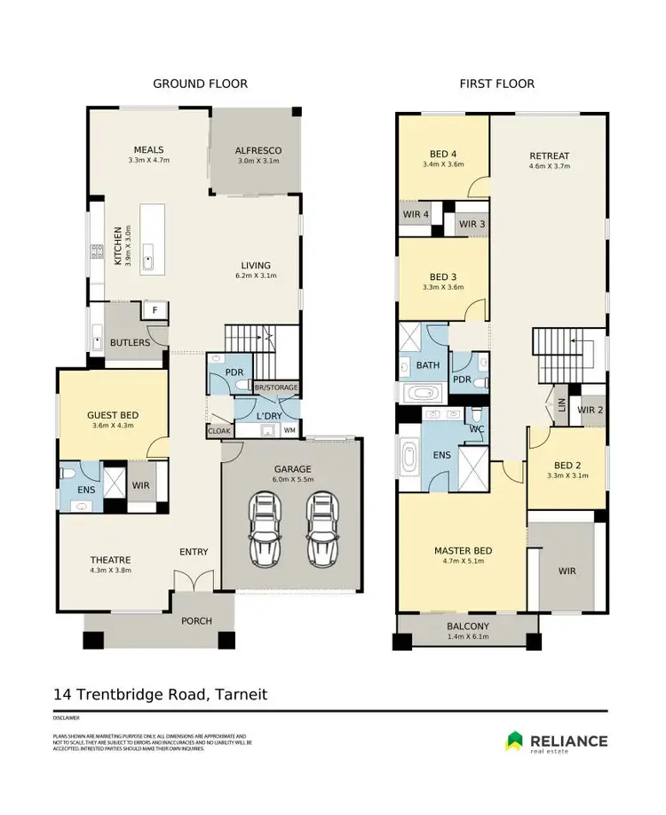 Floorplan of Homely house listing, 14 Trentbridge Road, Tarneit VIC 3029