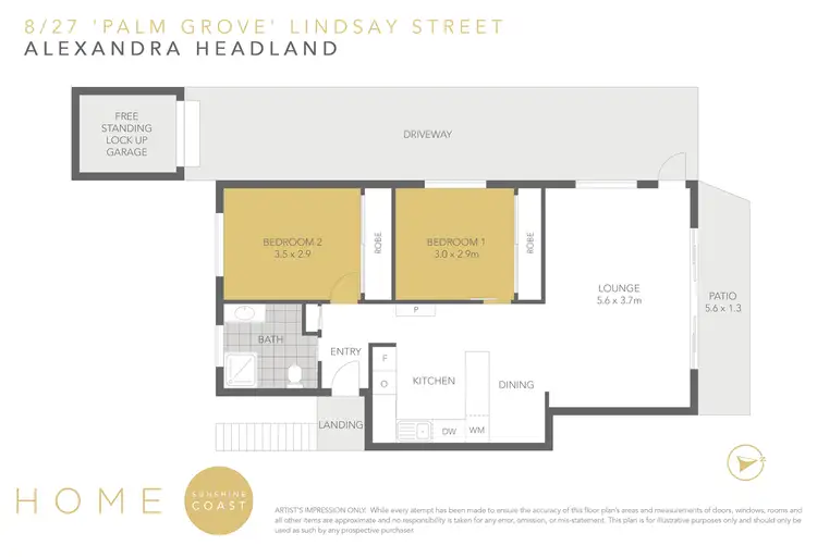 Floorplan of Homely apartment listing, 8/27 Lindsay Street, Alexandra Headland QLD 4572