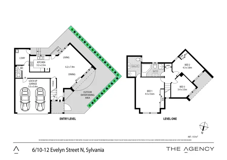 Floorplan of Homely townhouse listing, 6/10-12 Evelyn Street North, Sylvania NSW 2224