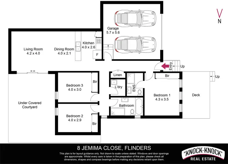 Floorplan of Homely house listing, 8 Jemima Close, Flinders NSW 2529