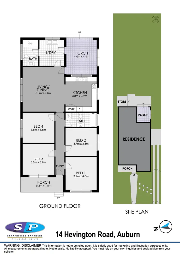Floorplan of Homely house listing, 14 Hevington Road, Auburn NSW 2144