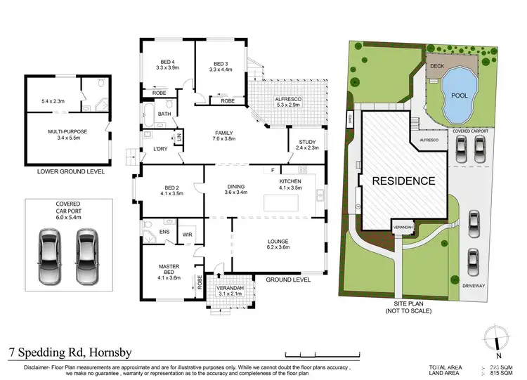 Floorplan of Homely house listing, 7 Spedding Road, Hornsby Heights NSW 2077