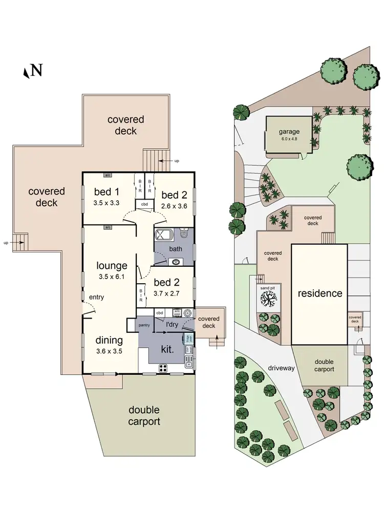 Floorplan of Homely house listing, 16 Birdwood Avenue, Healesville VIC 3777