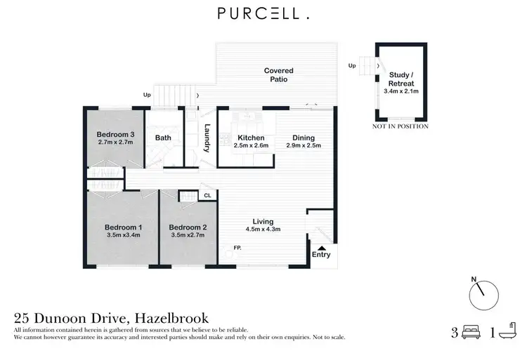 Floorplan of Homely house listing, 25 Dunoon Drive, Hazelbrook NSW 2779