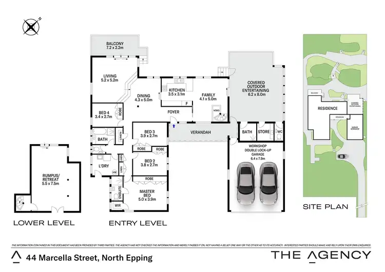 Floorplan of Homely house listing, 44 Marcella Street, North Epping NSW 2121
