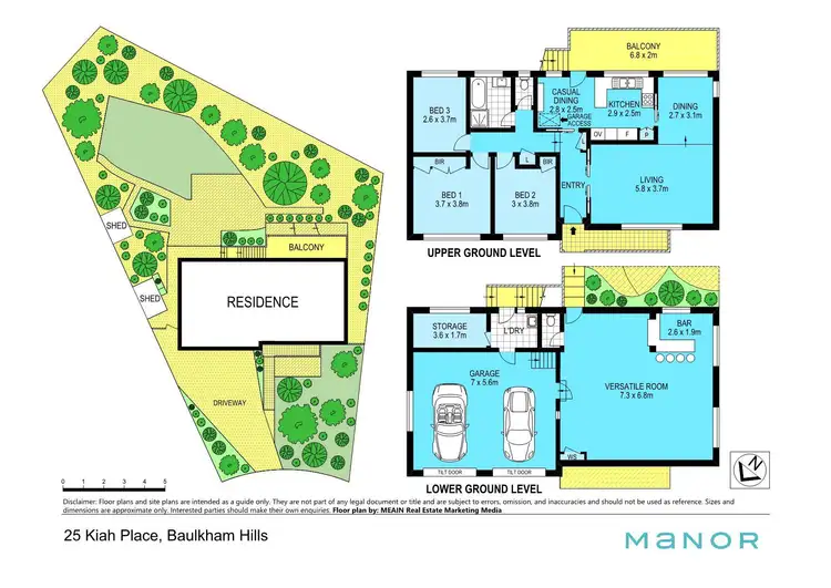 Floorplan of Homely house listing, 25 Kiah Place, Baulkham Hills NSW 2153