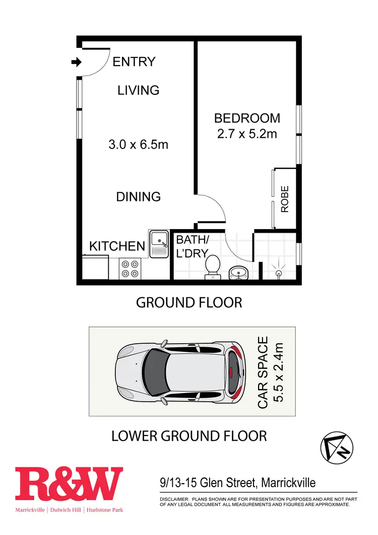 Floorplan of Homely apartment listing, 9/13-15 Glen Street, Marrickville NSW 2204