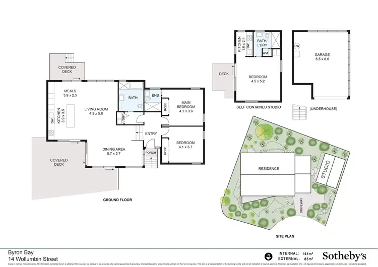 Floorplan of Homely house listing, 14 Wollumbin Street, Byron Bay NSW 2481