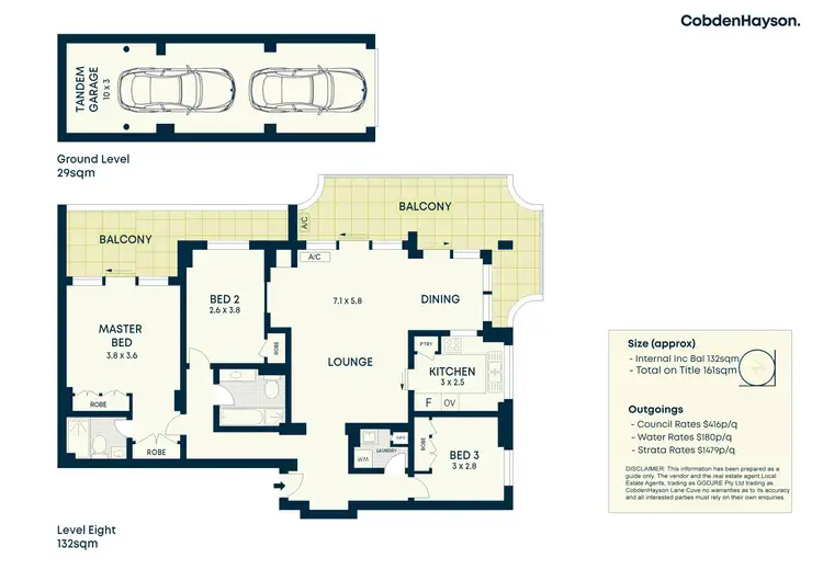 Floorplan of Homely unit listing, 38/21 Johnson Street, Chatswood NSW 2067