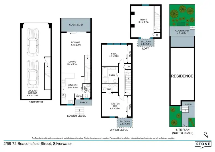 Floorplan of Homely townhouse listing, 2/68-72 Beaconsfield Street, Silverwater NSW 2128