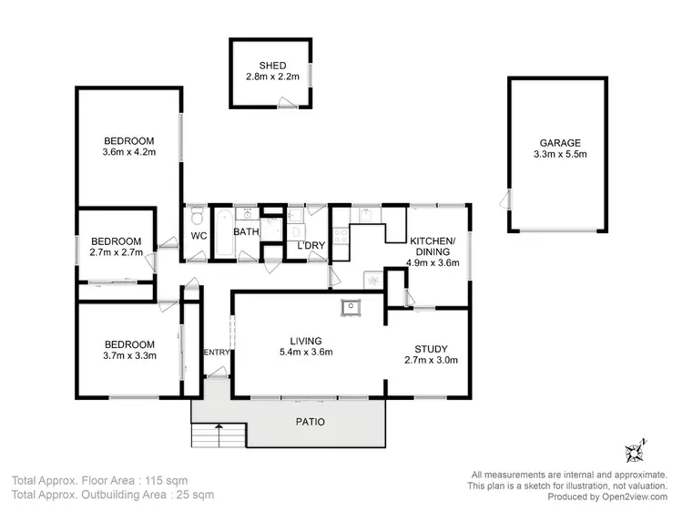 Floorplan of Homely house listing, 10 Constance Street, Dunalley TAS 7177