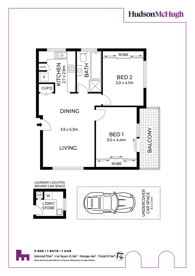 Floorplan of Homely apartment listing, 1/34-36 Gould Avenue, Lewisham NSW 2049
