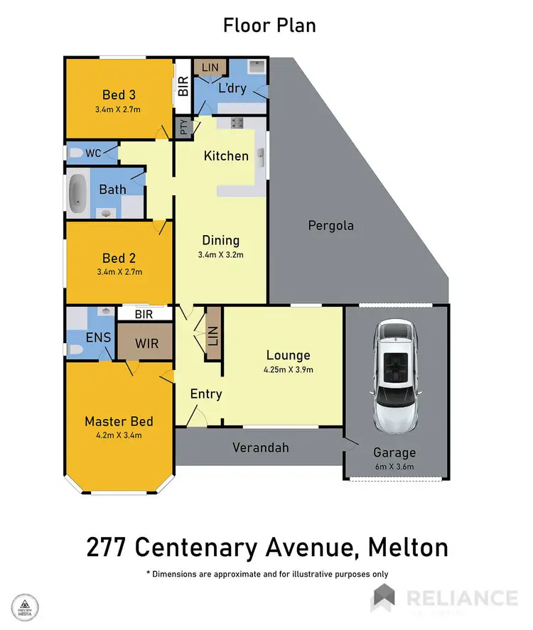 Floorplan of Homely house listing, 277 Centenary Avenue, Melton West VIC 3337