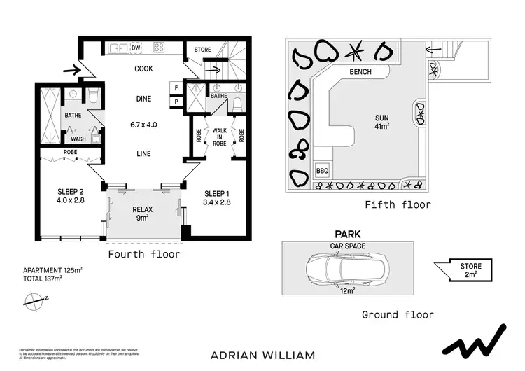 Floorplan of Homely apartment listing, 18/71 Renwick Street, Redfern NSW 2016