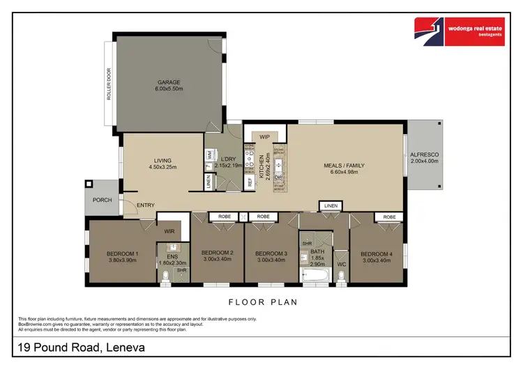 Floorplan of Homely house listing, 19 Pound Road, Leneva VIC 3691