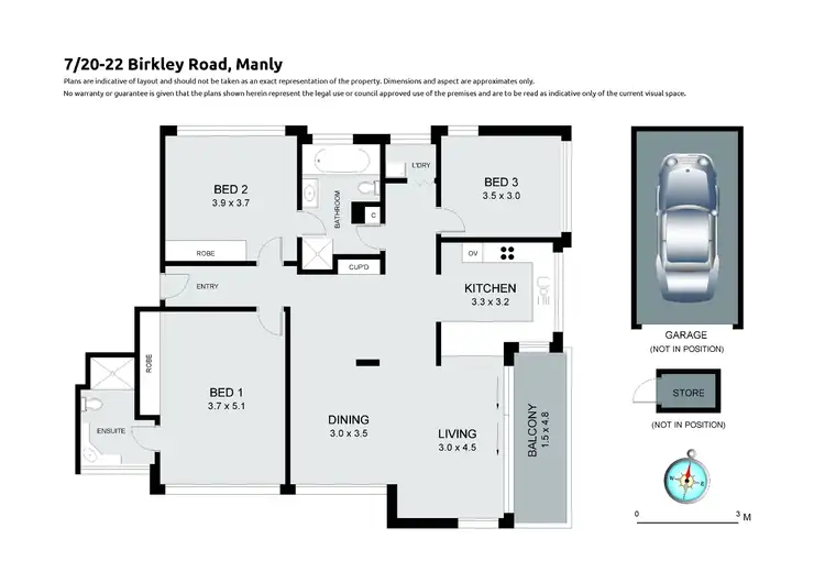 Floorplan of Homely apartment listing, 7/20-22 Birkley Road, Manly NSW 2095