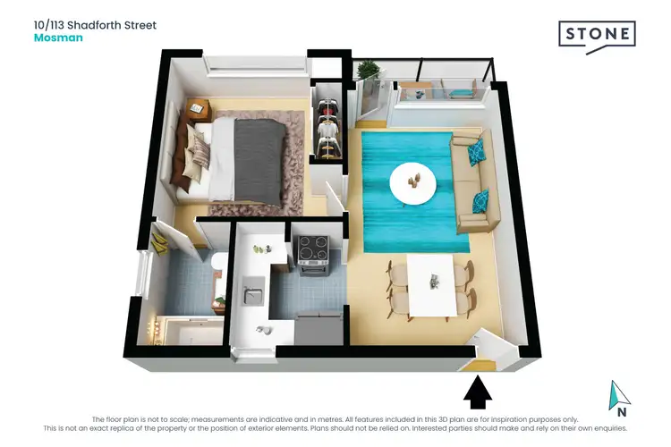 Floorplan of Homely apartment listing, 10/113 Shadforth Street, Mosman NSW 2088