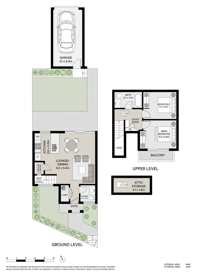 Floorplan of Homely townhouse listing, 15/6-12 Kita Road, Berowra Heights NSW 2082