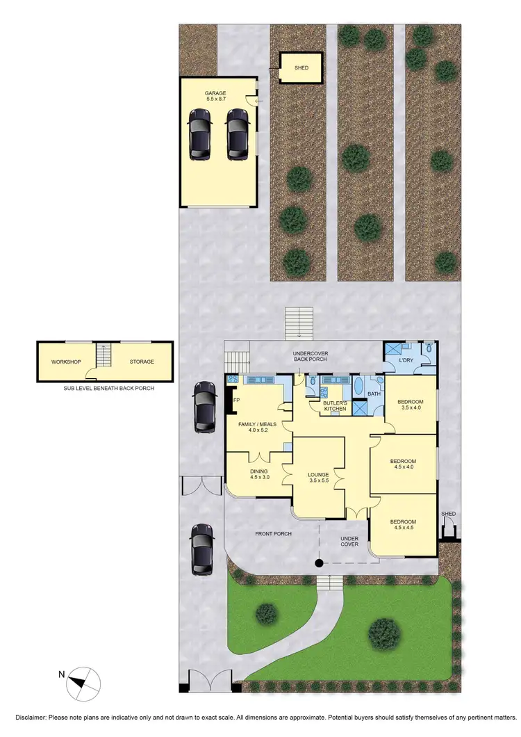 Floorplan of Homely house listing, 55 Allenby Avenue, Reservoir VIC 3073
