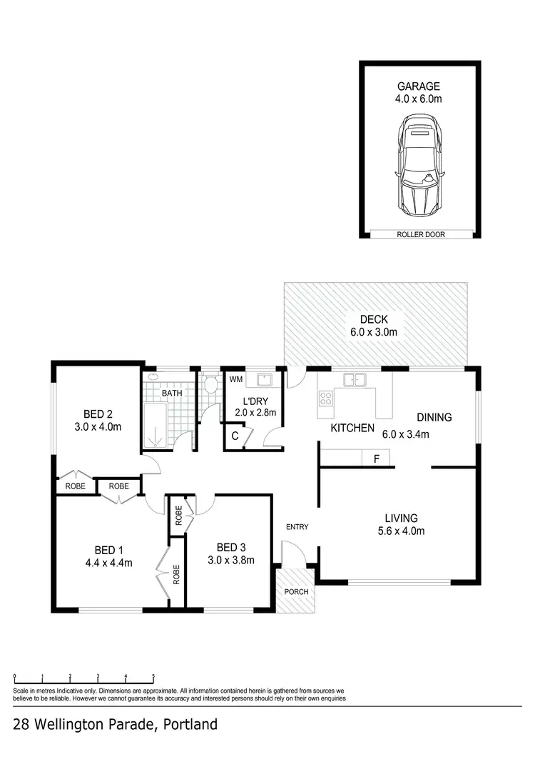 Floorplan of Homely house listing, 28 Wellington Road, Portland VIC 3305