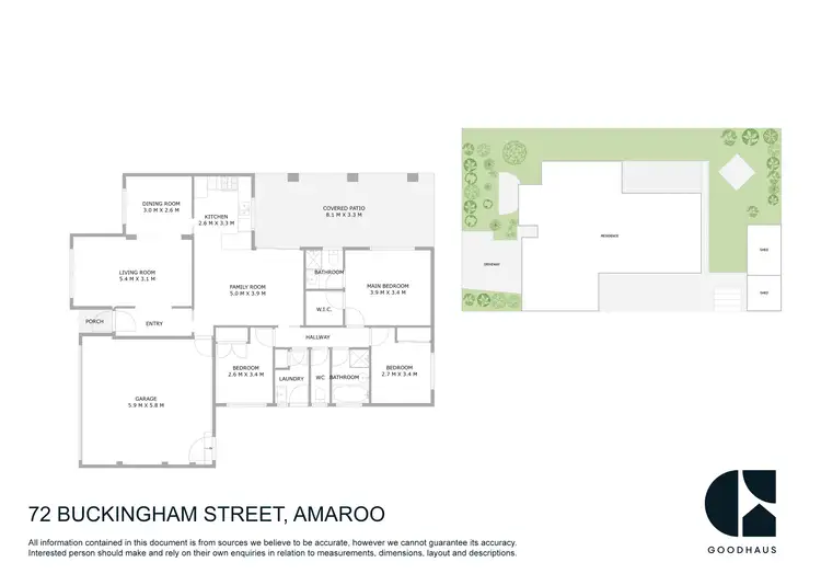 Floorplan of Homely house listing, 72 Buckingham Street, Amaroo ACT 2914