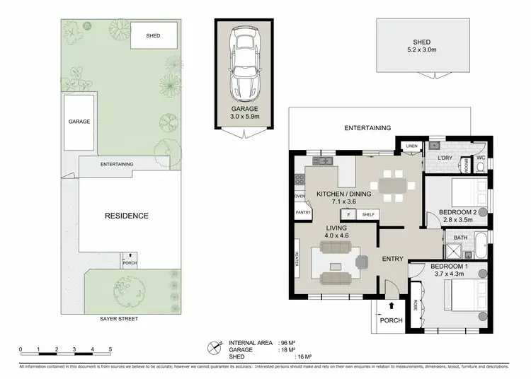 Floorplan of Homely house listing, 5 Sayer Street, Flora Hill VIC 3550
