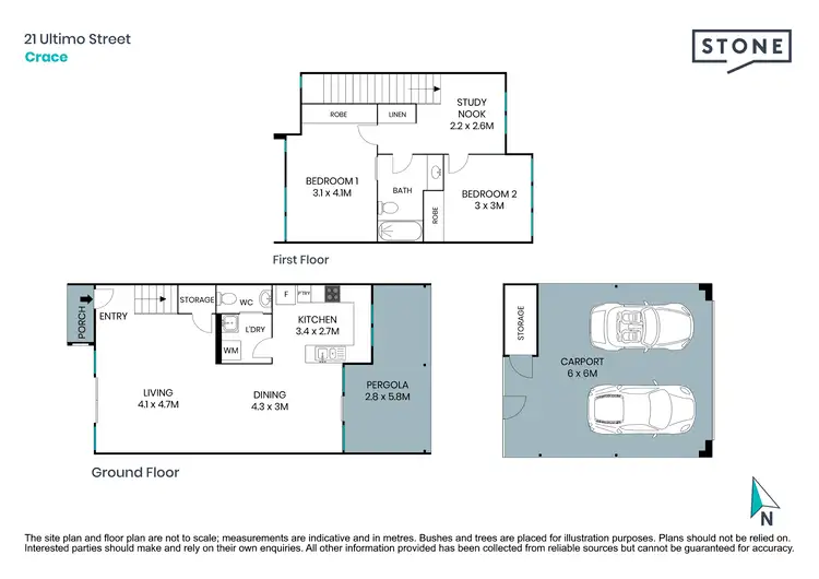 Floorplan of Homely house listing, 21 Ultimo Street, Crace ACT 2911