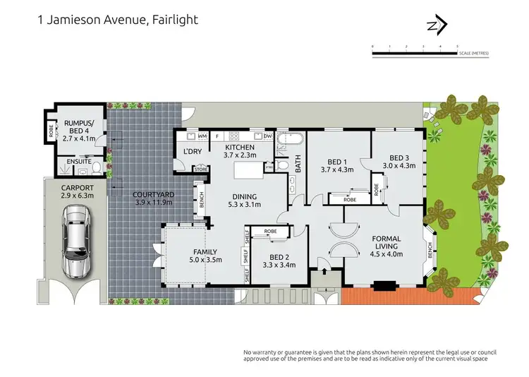 Floorplan of Homely house listing, 1 Jamieson Avenue, Fairlight NSW 2094