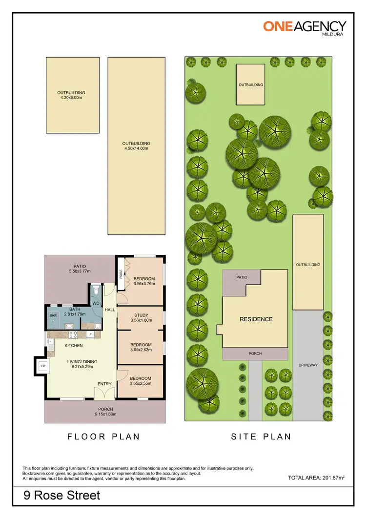 Floorplan of Homely house listing, 9 Rose Street, Buronga NSW 2739