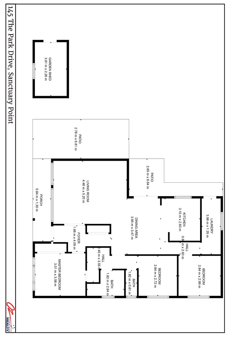 Floorplan of Homely house listing, 145 The Park Drive, Sanctuary Point NSW 2540