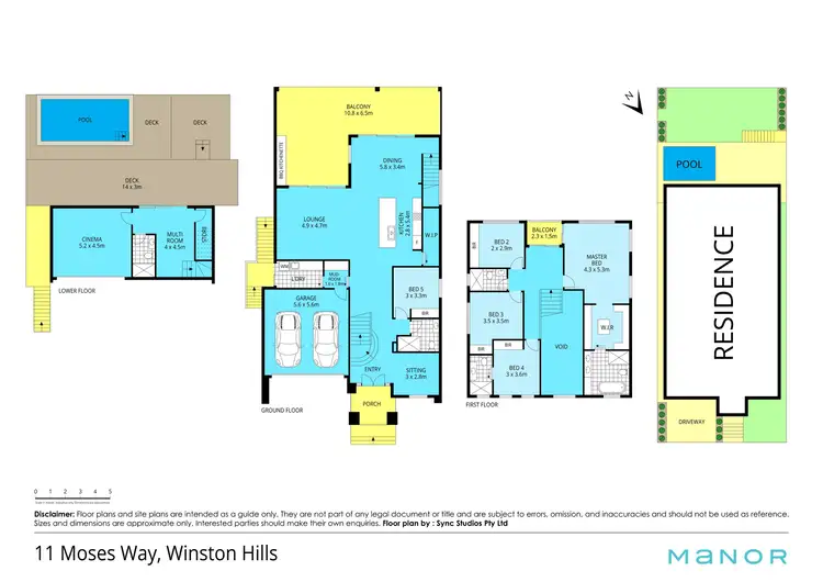 Floorplan of Homely land listing, 11 Moses Way, Winston Hills NSW 2153