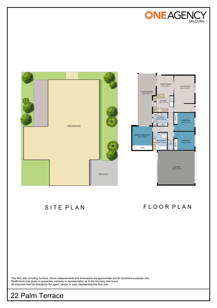 Floorplan of Homely unit listing, 22/874-876 Fifteenth Street, Mildura VIC 3500