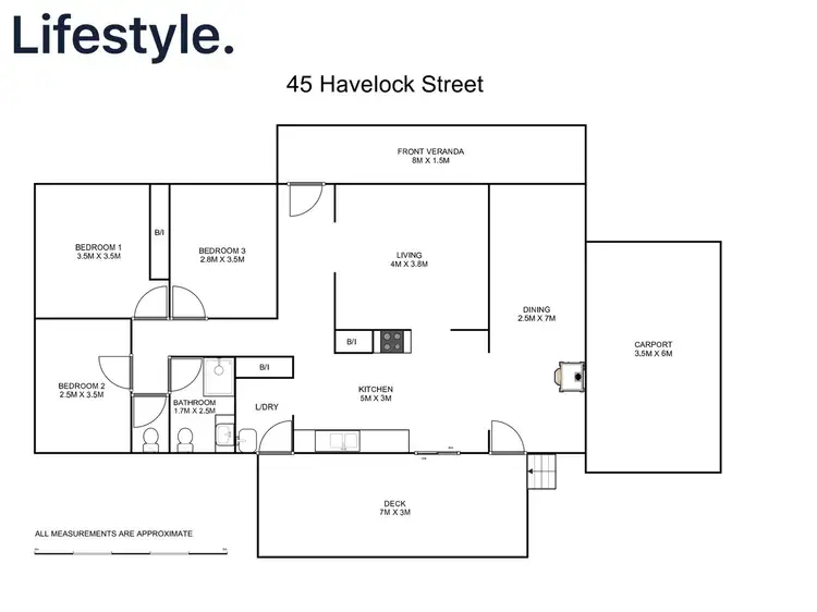 Floorplan of Homely house listing, 45 Havelock Street, Lawrence NSW 2460