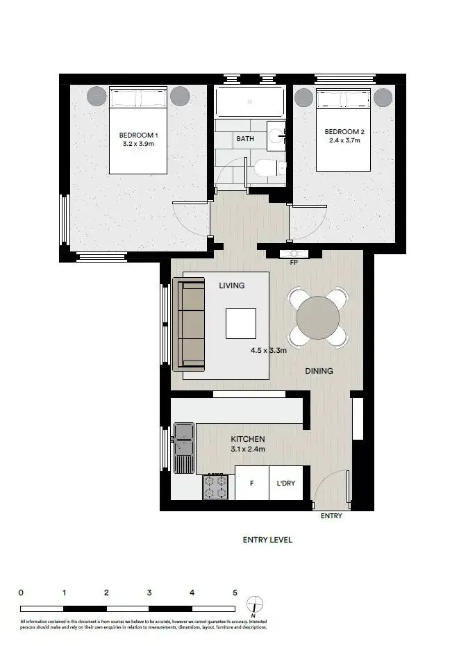 Floorplan of Homely apartment listing, 2/134 Edgecliff Road, Woollahra NSW 2025