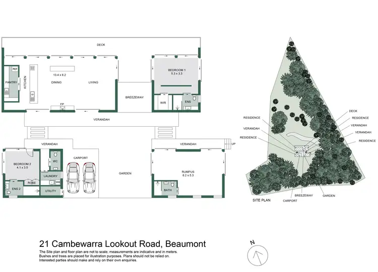 Floorplan of Homely house listing, 21 Cambewarra Lookout Road, Beaumont NSW 2577