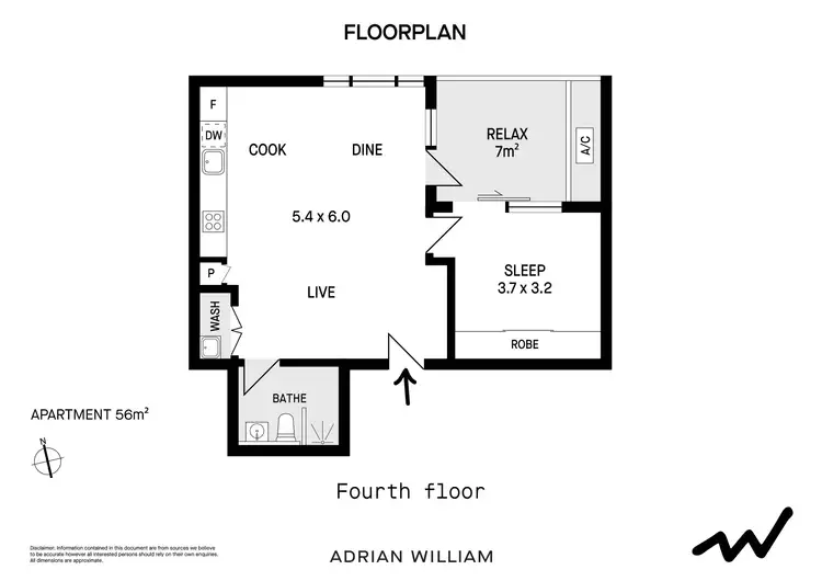 Floorplan of Homely apartment listing, 403/429-449 New Canterbury Road, Dulwich Hill NSW 2203
