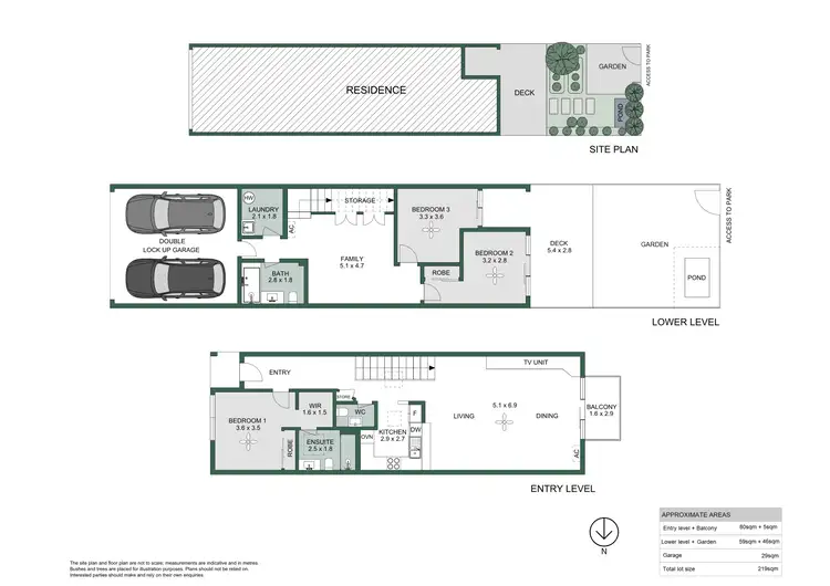 Floorplan of Homely townhouse listing, 9/9 Bayside Street, Lilyfield NSW 2040