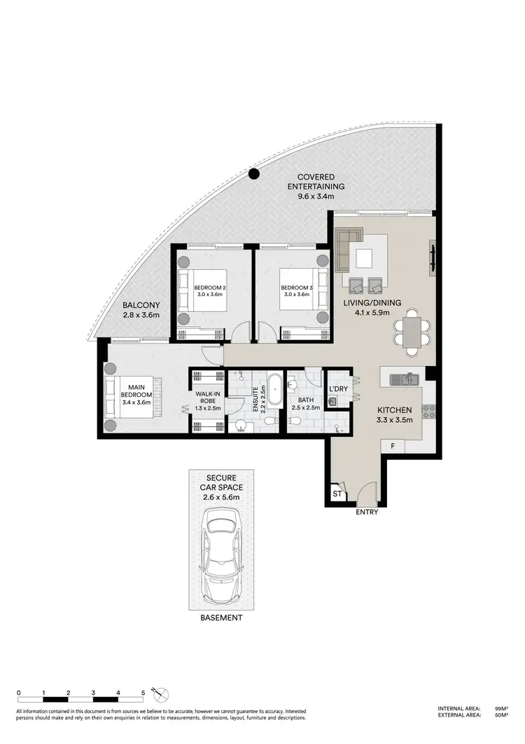 Floorplan of Homely unit listing, 424/80 John Whiteway Drive, Gosford NSW 2250