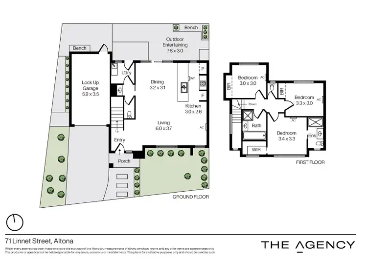 Floorplan of Homely townhouse listing, 71 Linnet Street, Altona VIC 3018