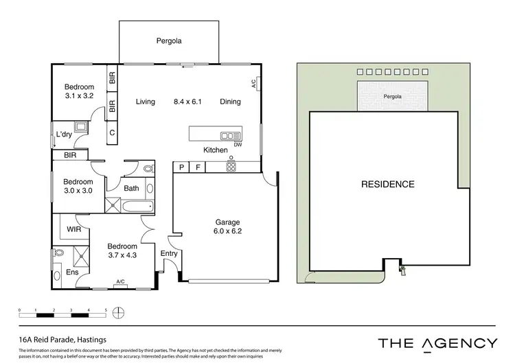 Floorplan of Homely house listing, 16A Reid Parade, Hastings VIC 3915
