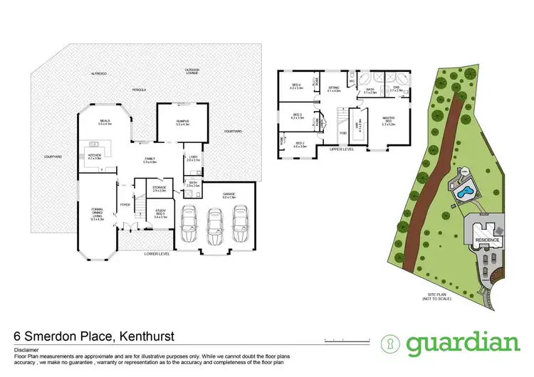 Floorplan of Homely rural property listing, 6 Smerdon Place, Kenthurst NSW 2156