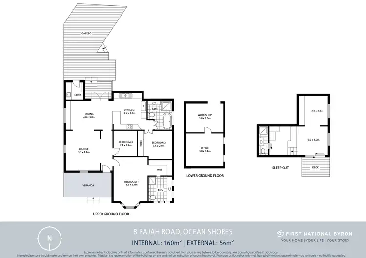 Floorplan of Homely house listing, 8 Rajah Road, Ocean Shores NSW 2483