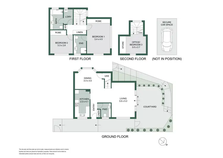 Floorplan of Homely townhouse listing, 10/49-51 Bay Road, Waverton NSW 2060